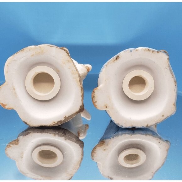 Kitchen Witch Salt & Pepper Shakers Baba Yaga Big Nose Babushka Hag Set 1970s - Picture 9 of 9